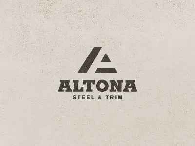 Altona a altona cladding logo mark negative roofing room steel trim