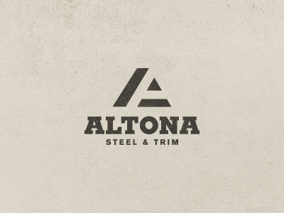 Altona a altona cladding logo mark negative roofing room steel trim