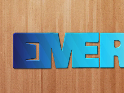 Emerge Logo gradient logo negative space pattern