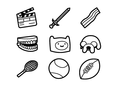 More Icons drawn hand drawn icon icon set set two