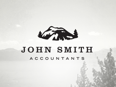 Accountant Logo logo mountain