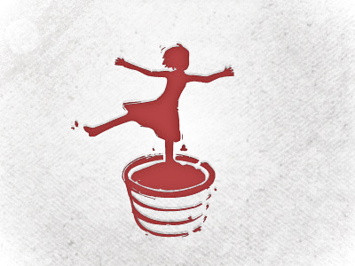 Stomping Girl Wines girl logo stomping wine