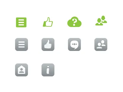 icons for new social service icons izumr toolbar