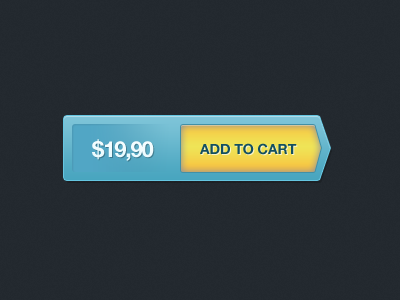 Add to cart button + Price cart e commerce price ui