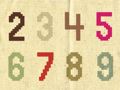 Cross Stitch Fun catalog colorful custom editorial font typography