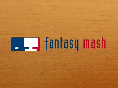 Fantasy Mash computer fantasy logo sports wood