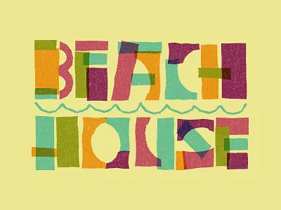 Beach House typography