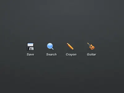 24px icons guitar icon icons pencil save search ui vezstudio