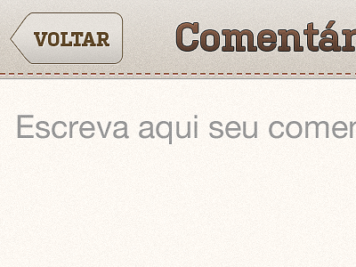 Onde KH? - Comments Screen app comment dashed iphone ui