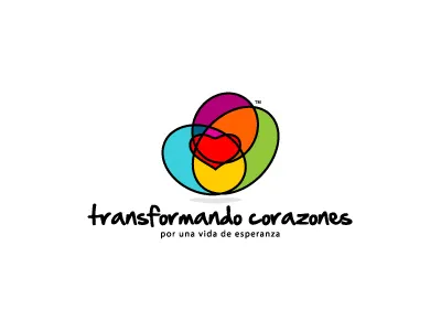 Transformando Corazones branding colors design heart hope identity logo logotype