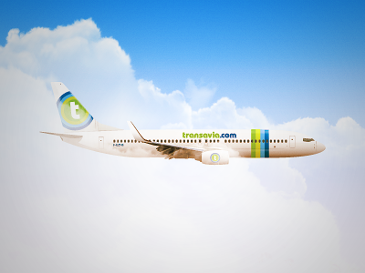 Transavia Airplane airline airplane clouds plane sky transavia travel vacation