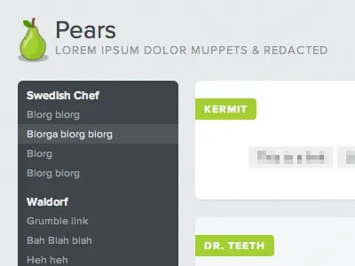 Pears muppets pears proxima nova redacted ui wip