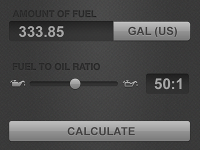 Premix Controls app premix slider ui