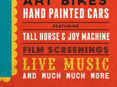 Eccentrification Tour web site budmo circus franchise governer old block old timey road show type mash up typography urwwood