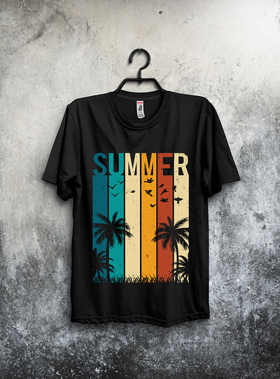 Summer T-Shirt design brandingdesign graphic design logodesign summer summertshirtdesing typograpydesign vintage