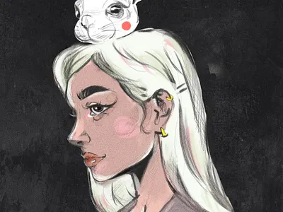 Portrait made in Procreate