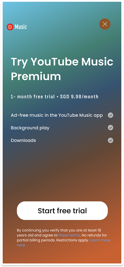 "GRADIENTS" ui
