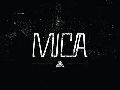 Mica Clip illustration texture typography vintage