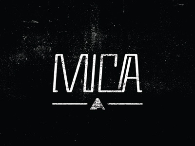 Mica Clip illustration texture typography vintage