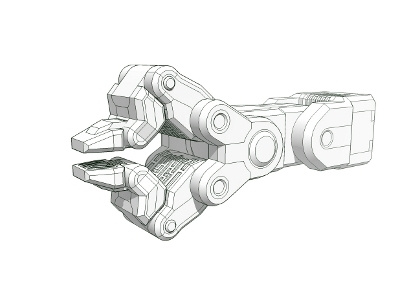 Robo Pincer Pinch 3d hand robot