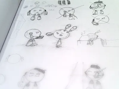 Eyecon sketches drawings eyecon mascot sketches webmonster