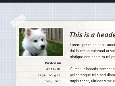 Blog Post Idea - More Work blog blue calm grid light paper post simple sticky texture