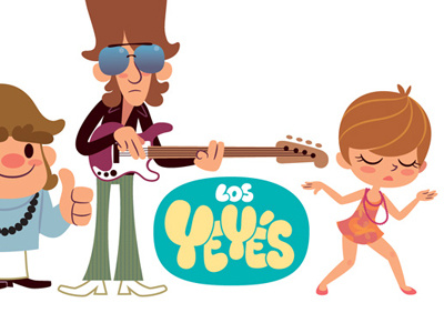 Yeyes 03 cartoon comic illustration mondotrendy sixties