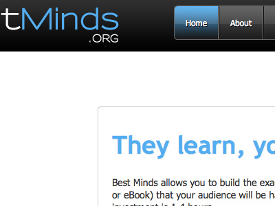 Best Minds css3 maggie tielker ui web