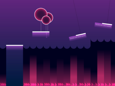 2D Platform Shooter - early visual design game gaming gradients shooter sidescrolling