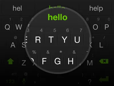 Swiftkey X - Dark Theme android app dark keyboard keys ribot skin swiftkey theme