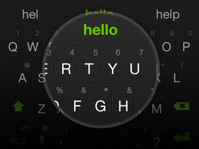 Swiftkey X - Dark Theme android app dark keyboard keys ribot skin swiftkey theme