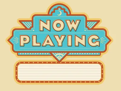 Now Playing Full lettering marquee now playing