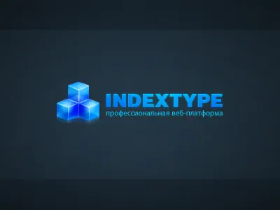 Indextype CMS logo cubes logo