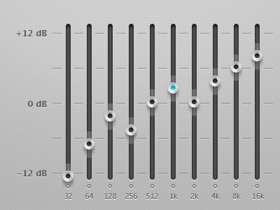 Clean Equalizer clean equalizer gui interface metalic ui