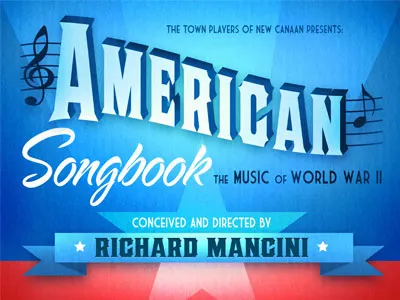 American Songbook, final poster poster retro texture typography