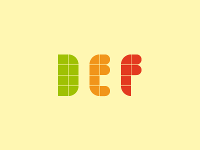 Def geometric typeface grid typography