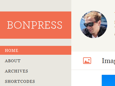 BonPress orange theme wordpress