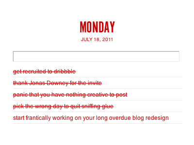 My To-Do List panic postsomethingpostanything rollupsleeves timetogetserious todo