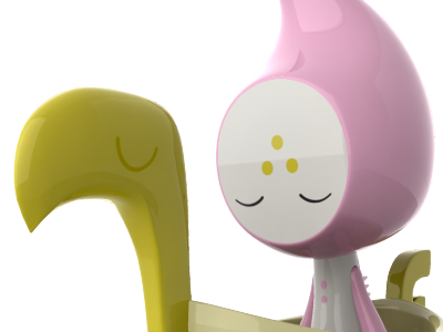 One of the character renders 3d print boat figure gooma sculpture toy