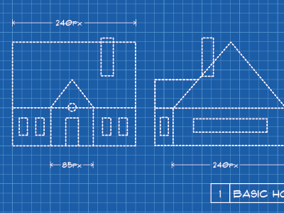 Blueprints blueprint home house illustrator