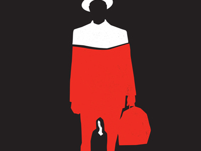 The Bleeding House - Detail 2 illustration inkstatic movies saul bass screenprint the bleeding house typography vector