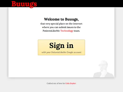 Buuugs buuugs colin lora patientslikeme red