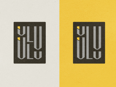 It's a Hawaiian Word condensed logo square typography