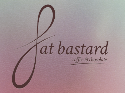 Fat Bastard calligraphy decorative lettering logo type typography