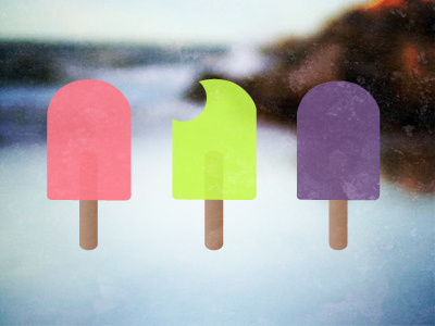 Popsicle Trio beach popsicle