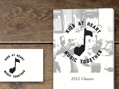 Kids at Heart Music Together badge heart kids at heat logo music music note music together
