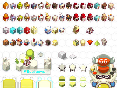 Boufbowl - Cubic Pawns ankama boufbowl vectoriel