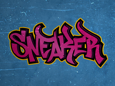 Sneaker Graffiti (WIP) graffiti koma koma studio old school sneaker typography