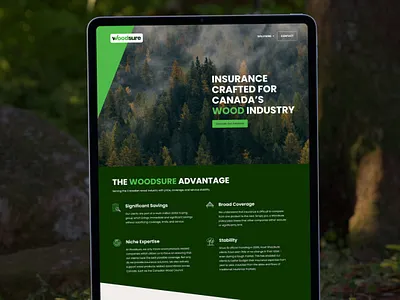 Woodsure Website insurance web design website website design