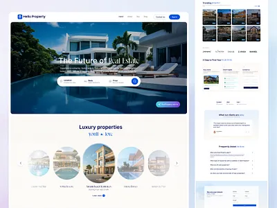 Real Estate Landing Page Web Design dream home home buyers home investment home ownership landing page luxury homes modern living premium properties property finder property investment property market real estate real estate listings real estate platform real estate solutions real estate technology smart homes smart search web design website